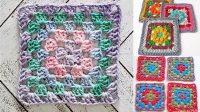 77+ Granny Square Crochet 2mm