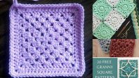 79+ Granny Square Crochet Pattern One Color