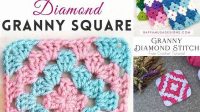 92+ Granny Square Diamond Pattern