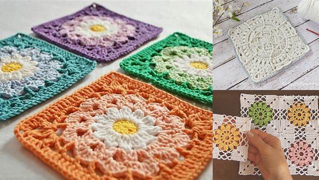 10+ Granny Square Flower Lace