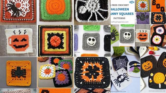 53+ Granny Square Halloween Patterns Free