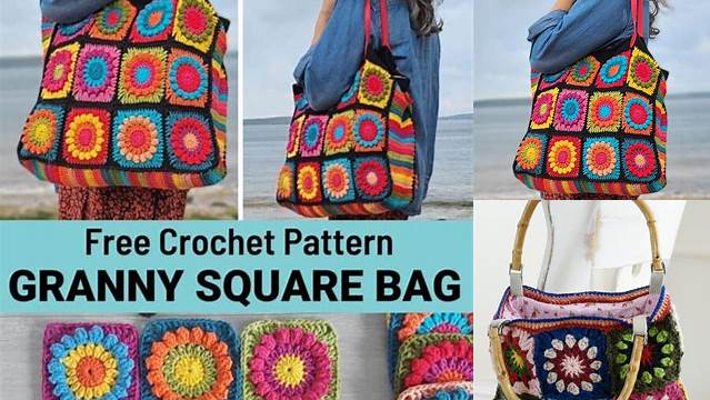 60+ Granny Square Handbag Pattern Free