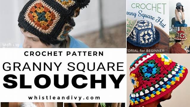 36+ Granny Square Hat Pattern Free Pdf