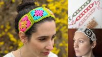 90+ Granny Square Headband Pattern Free