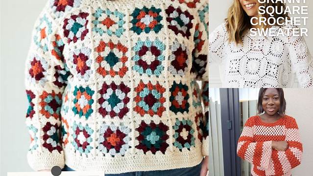 18+ Granny Square Jumper Patterns Free