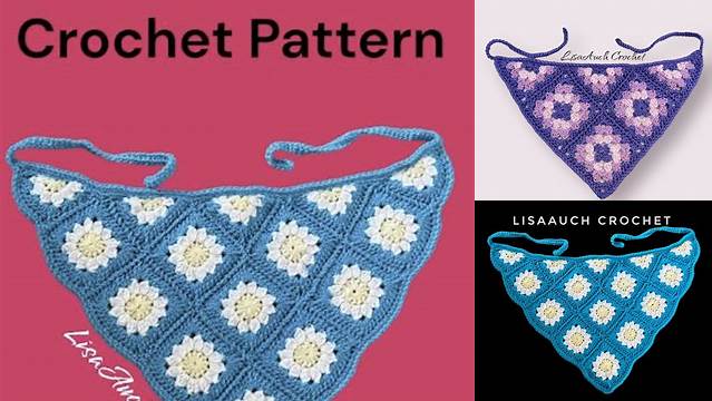 85+ Granny Square Kerchief Pattern