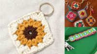 90+ Granny Square Keychain Pattern