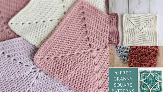 47+ Granny Square Line Pattern