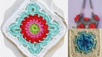 7+ Granny Square Motif Bunga