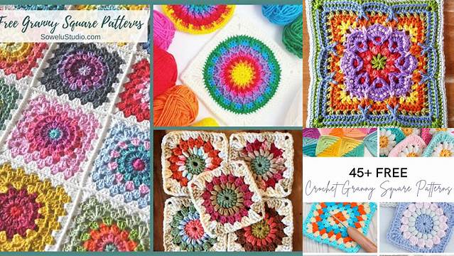 80+ Granny Square Motif Patterns