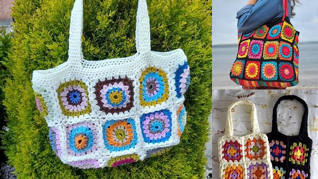 78+ Granny Square Pattern For Tote Bag