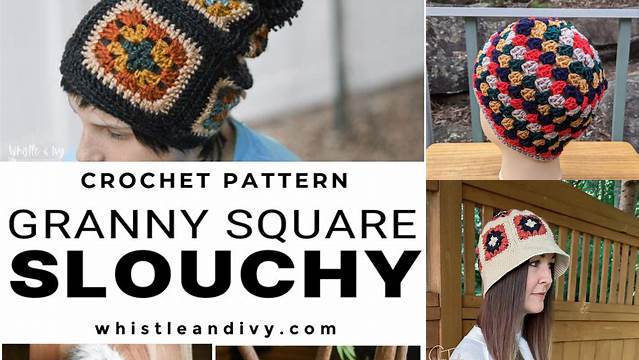 32+ Granny Square Pattern Hat