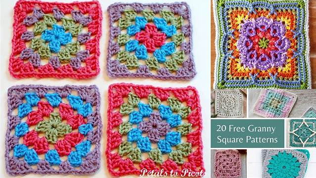 85+ Granny Square Pattern Instructions