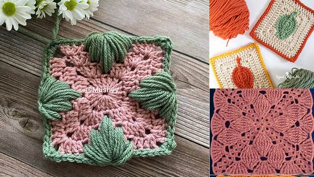 31+ Granny Square Pattern Leaf