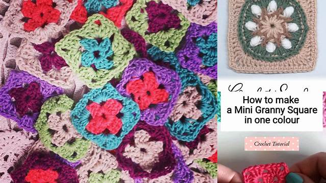 91+ Granny Square Pattern Mini