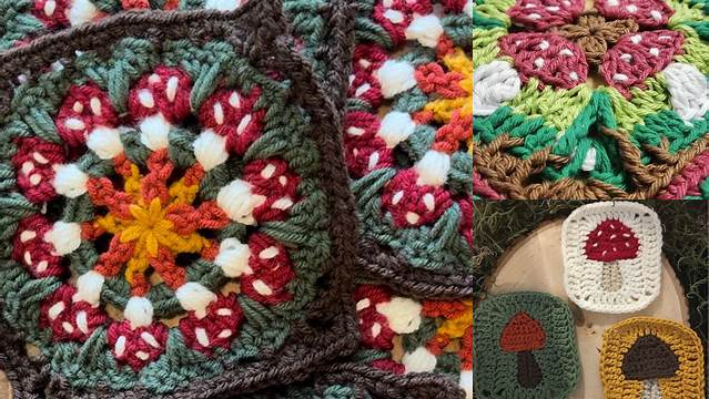 9+ Granny Square Pattern Mushroom