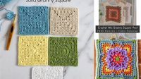 70+ Granny Square Pattern Plain