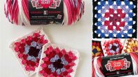 67+ Granny Square Pattern Red Heart