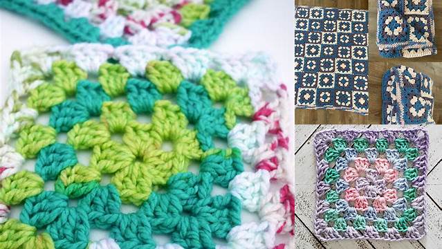 73+ Granny Square Pattern Thick Yarn