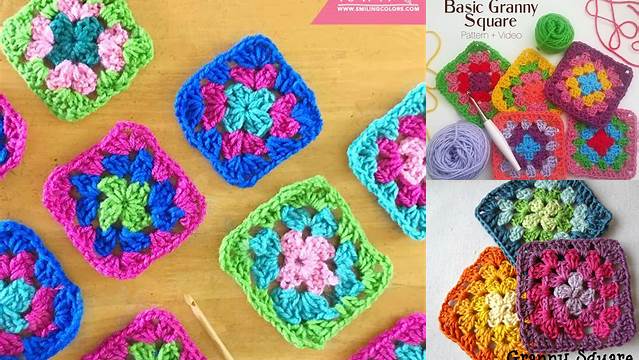 26+ Granny Square Pattern Three Colors