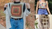 70+ Granny Square Pattern Top