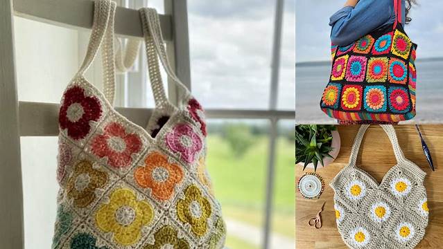 23+ Granny Square Pattern Tote Bag