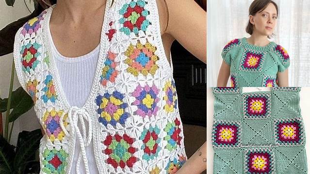 99+ Granny Square Pattern Vest