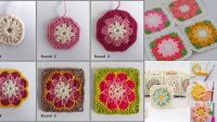 80+ Granny Square Pattern With Flower Center