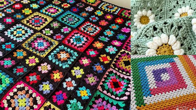 15+ Granny Square Patterns Blanket