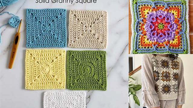 13+ Granny Square Patterns Crochet