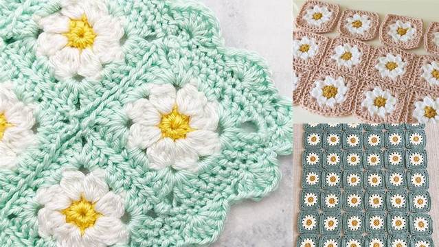 88+ Granny Square Patterns Daisy