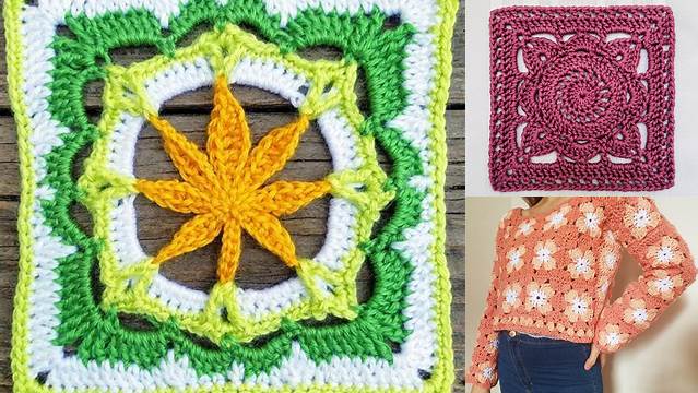 63+ Granny Square Patterns Etsy