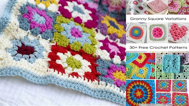 77+ Granny Square Patterns For Crochet