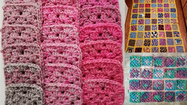 33+ Granny Square Patterns For Variegated Yarn