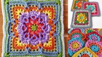 65+ Granny Square Patterns Free