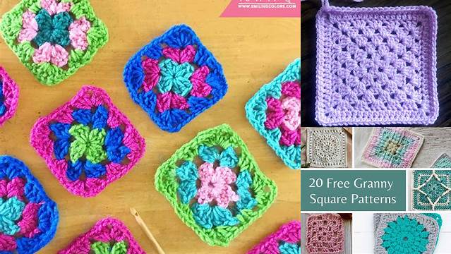 95+ Granny Square Patterns One Color