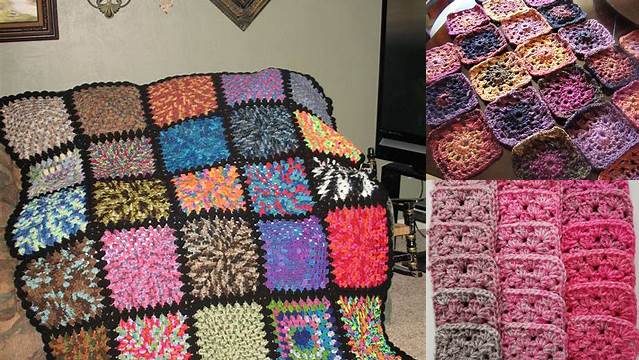 8+ Granny Square Patterns With Variegated Yarn