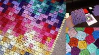 86+ Granny Square Pixel Blanket Pattern