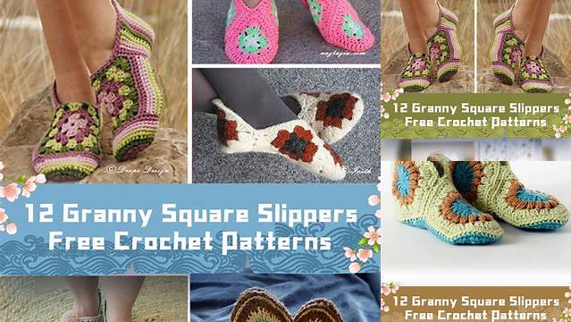 81+ Granny Square Slippers Patterns Free