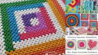 76+ Granny Squares To Crochet Free Patterns