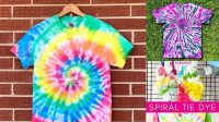 54+ Half Spiral Tie Dye