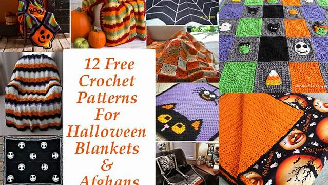 7+ Halloween Crochet Blanket Patterns