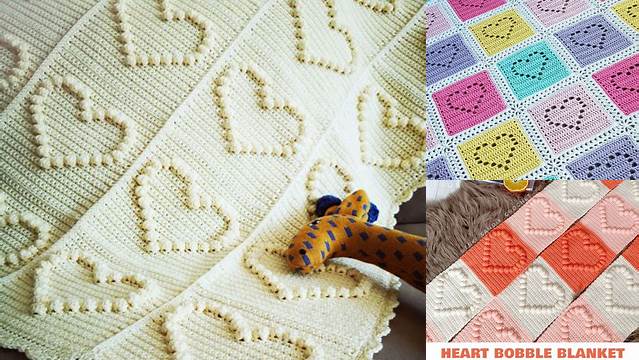 29+ Heart Crochet Blanket Pattern For Beginners