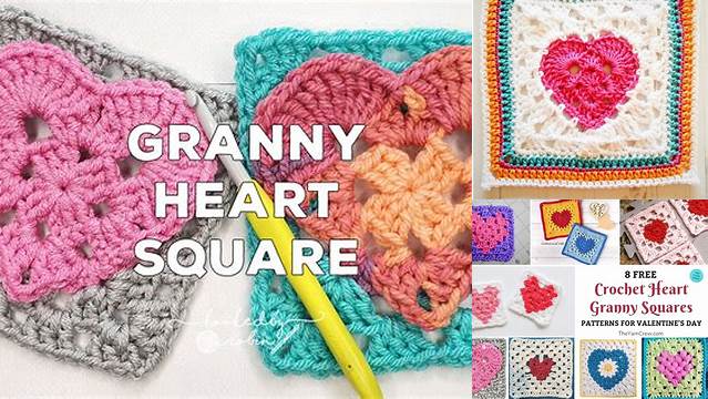 42+ Heart Granny Square Pattern Pdf Free Download