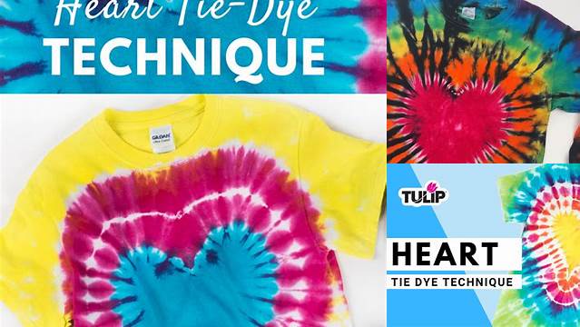 58+ Heart Tie Dye Patterns Step By Step