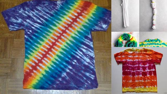 58+ Horizontal Stripe Tie Dye Technique