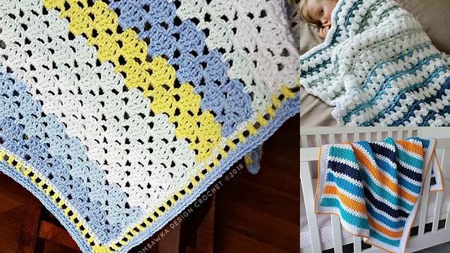 76+ How To Crochet A Baby Boy Blanket