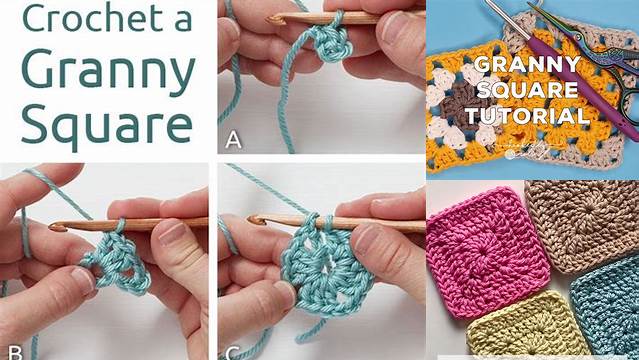 61+ How To Crochet A Granny Square - Beginners Tutorial & Basic Pattern