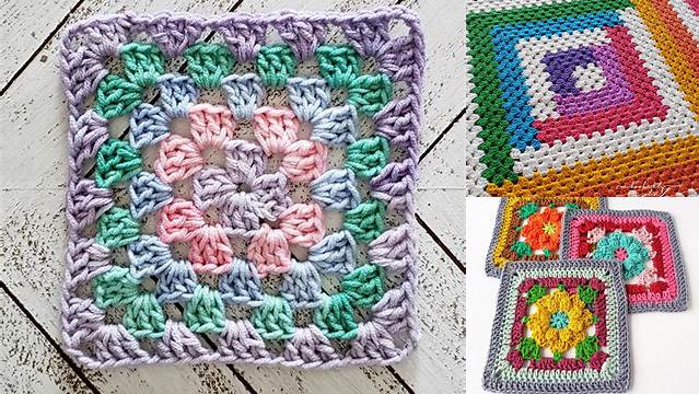 42+ How To Crochet A Granny Square Free Pattern