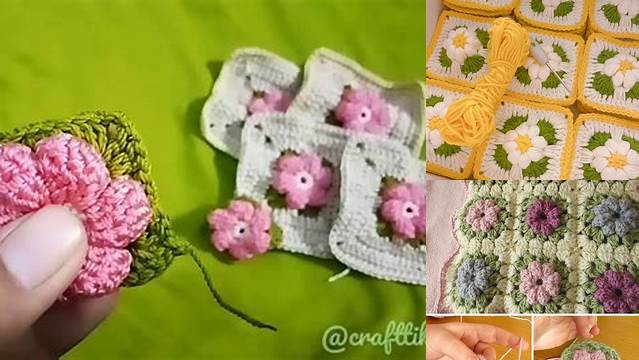 57+ How To Crochet A Puff Flower Granny Square